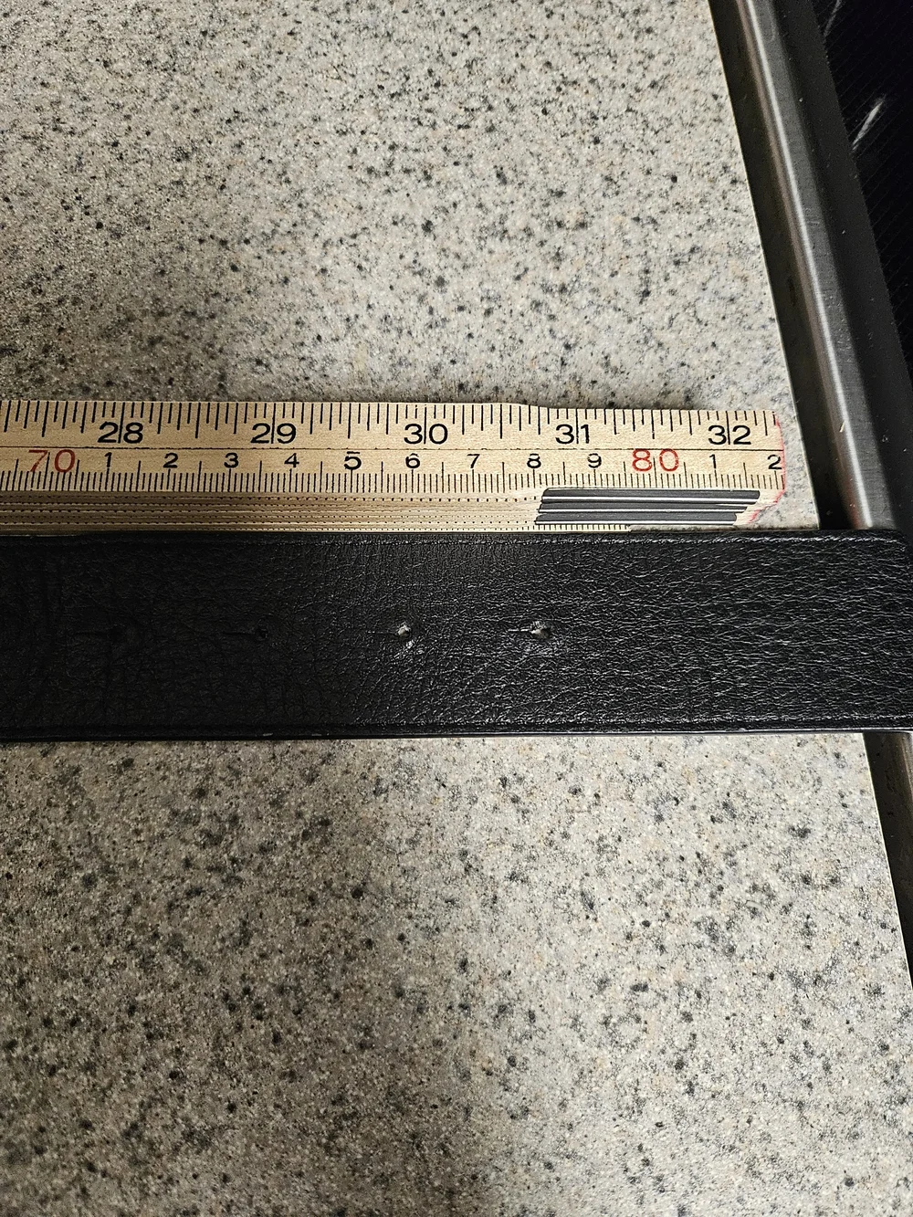 Tory Burch Reversible Black/Tan Logo Belt